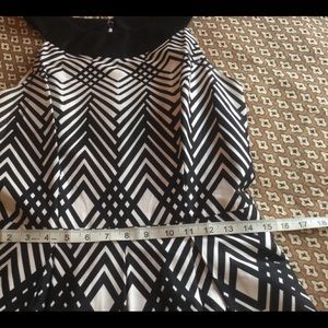 White House Black Market graphic dress